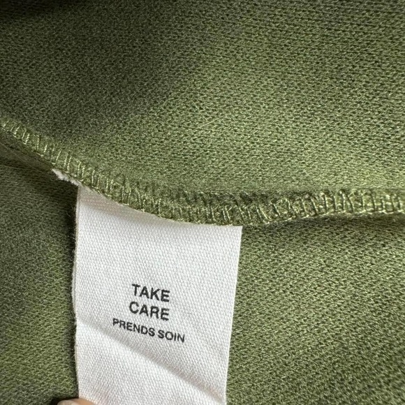 Avec Les‎ Filles Coat Shacket Military Olive Green Size M - Picture 4 of 6